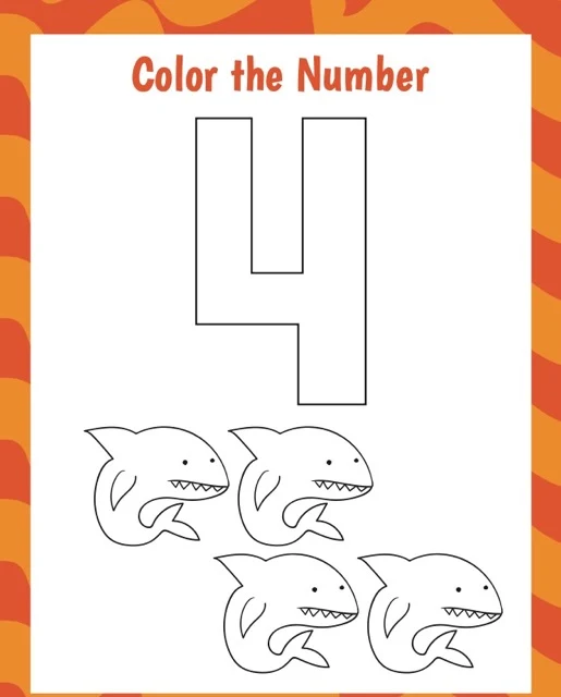 Numbers 1-5 Worksheet Page 14