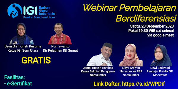 Webinar Pembelajaran Berdiferensiasi