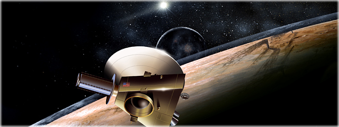 sonda New Horizons barreira perigosa antes de chegar em Plutão