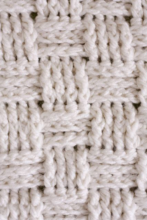 Basket Weave Crochet Baby Blanket - Free Pattern 