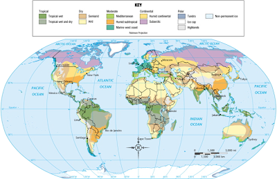 World Climate  on K  Ppen Climate Map