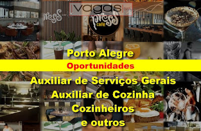 Grupo Press abre vagas para Auxiliar de Serviços Gerais, de Cozinha e outros em Porto Alegre