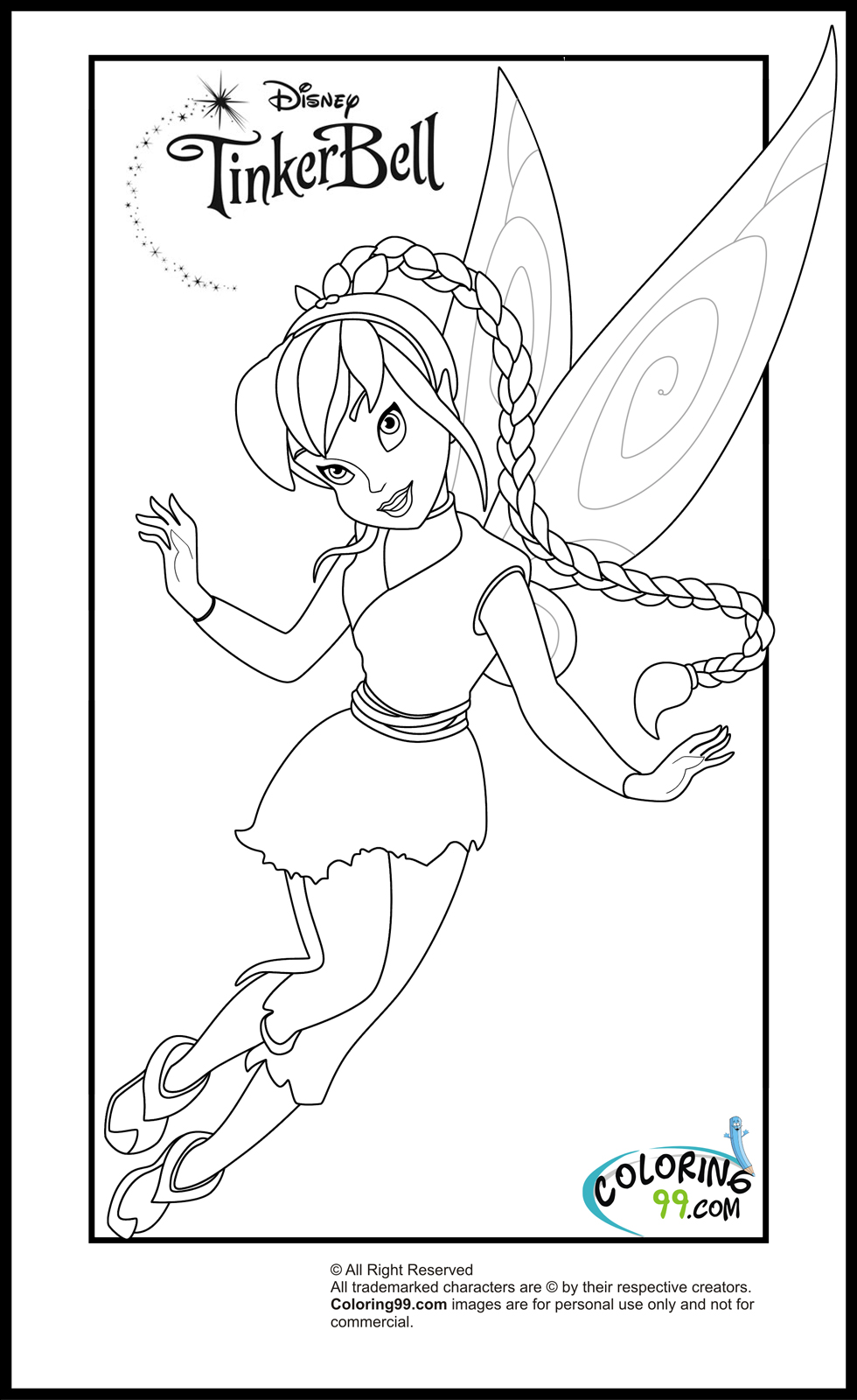 Download Tinkerbell and Friends Coloring Pages | Team colors