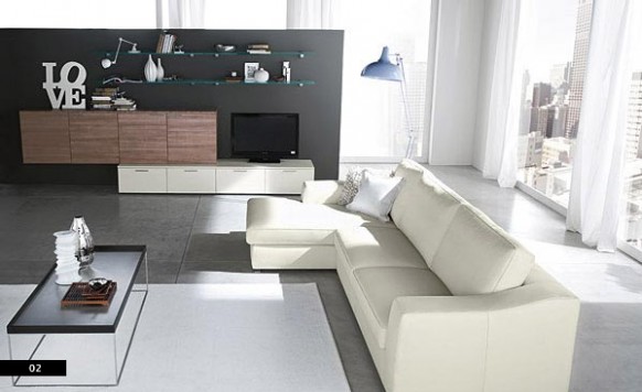 White Sofa Living Room Designs