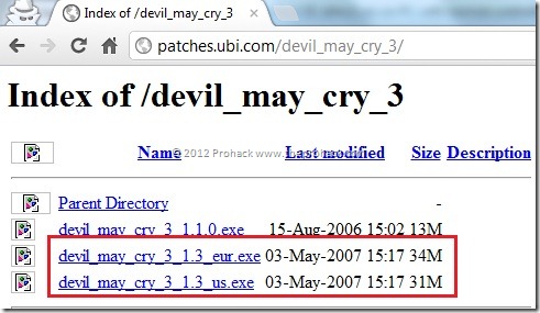 download correct patch for dmc3se and install it