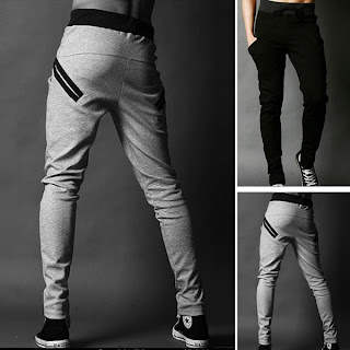 Men Man Cool Harem Trousers Skinny Pants Legging Straight Fit Sports Sweat Pants