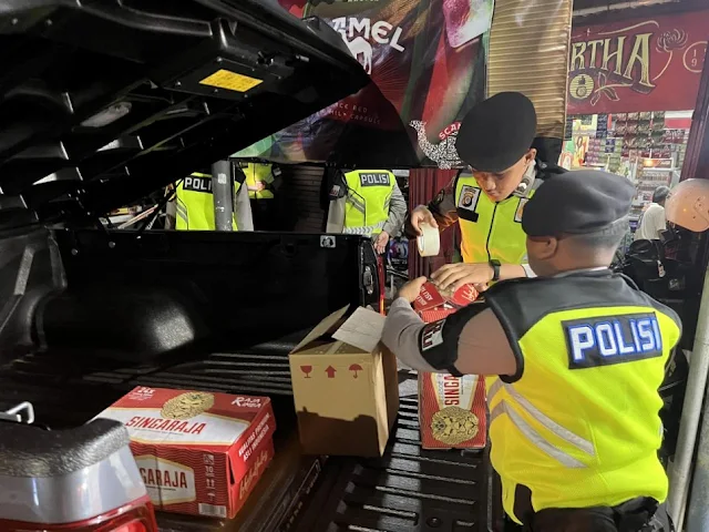 DIY Police Seize 1,672 Bottles of Illegal Booze in One Week – Big Move for a Safer Yogyakarta