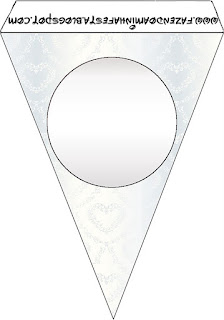 Silver Free Printable Bunting.