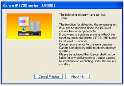 How to Reset Printer Ink Canon