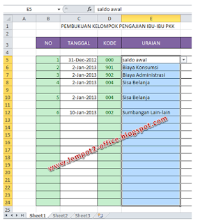 Microsoft Excel 2003 - 2010 dan Akuntansi sederhana