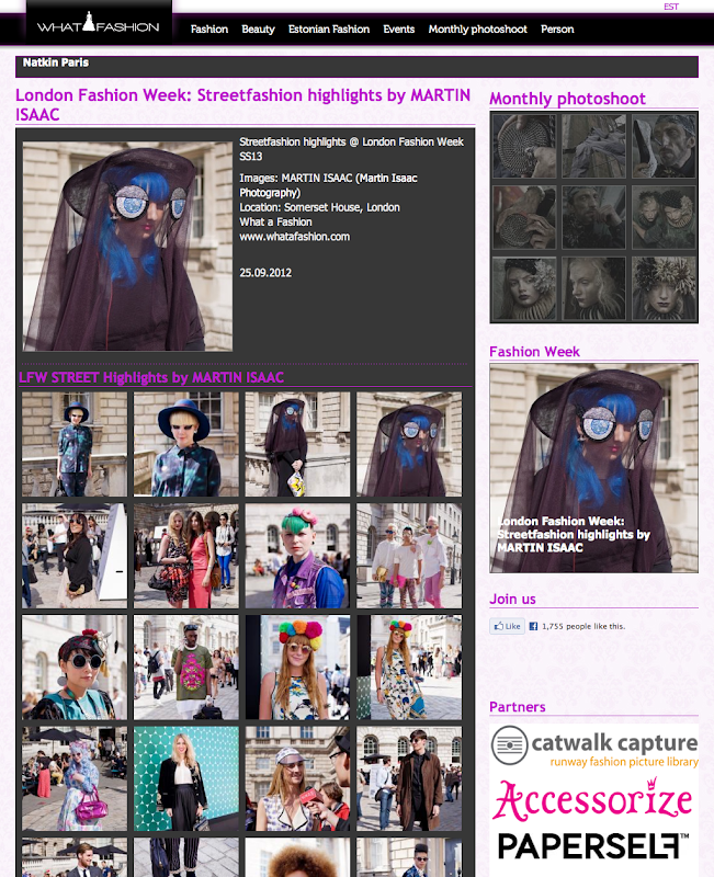 What a Fashion!: WAF: London Fashion Week: Streetfashion highlights by MARTIN ISAAC