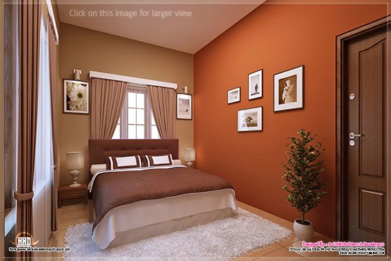 Master bedroom interior