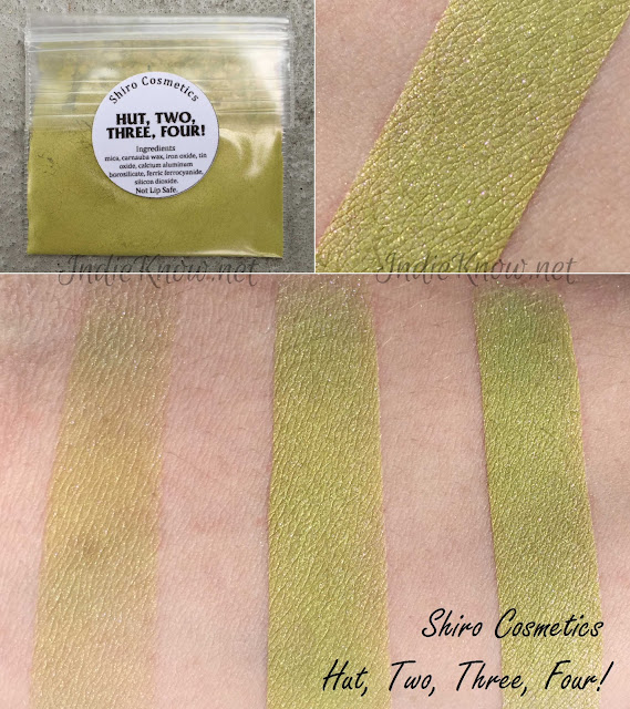 Shiro Cosmetics Flash Ignite Eyeshadow Hut Two Three Four