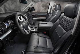 Interior view of 2015 Toyota Tundra