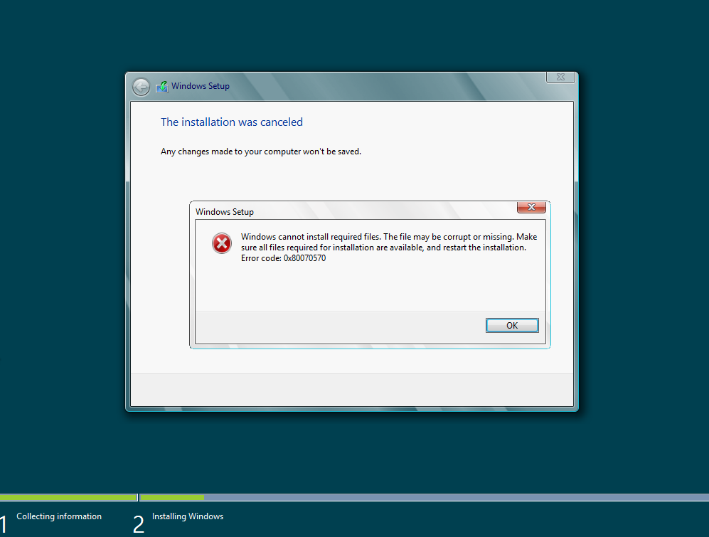 Cara Mengatasi Error Code 0X80070570 Saat Install Windows 