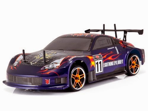 Redcat Racing Lightning EPX Electric Drift Car, Red/Purple, 1/10 Scale