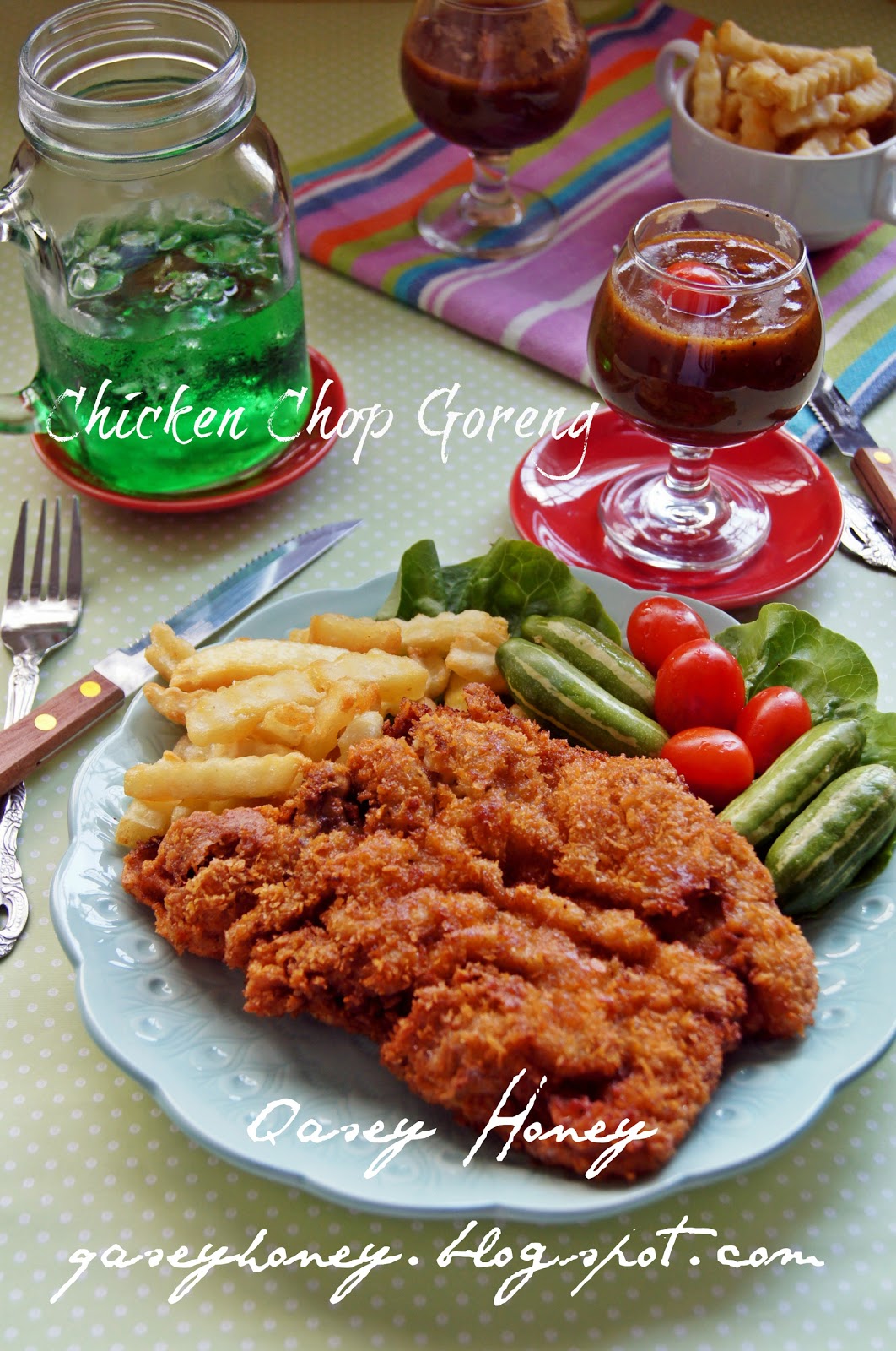 CHICKEN CHOP GORENG  QASEY HONEY