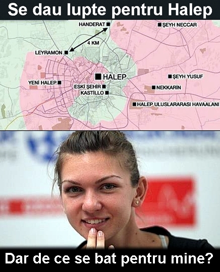 Orasul Halep din Siria si Simona Halep