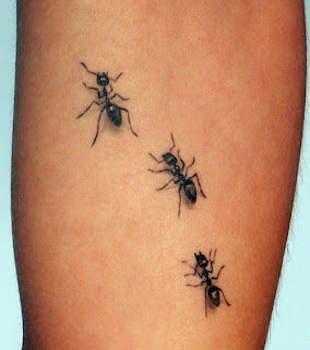 ants large tattoo