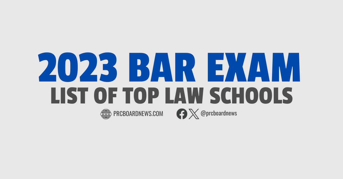 Top Law Schools: 2023 Bar Exam Results