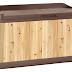 Outdoor Cedar Storage Bench