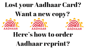 Lost your Aadhaar Card? Want a new copy? Here’s how to order Aadhaar reprint?