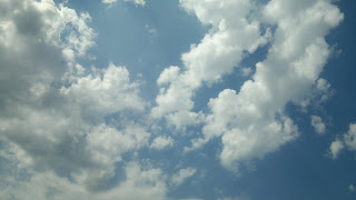 blue cloudy sky