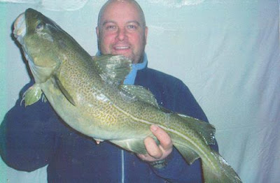 Runswick bay cod fishing with Tim Wright