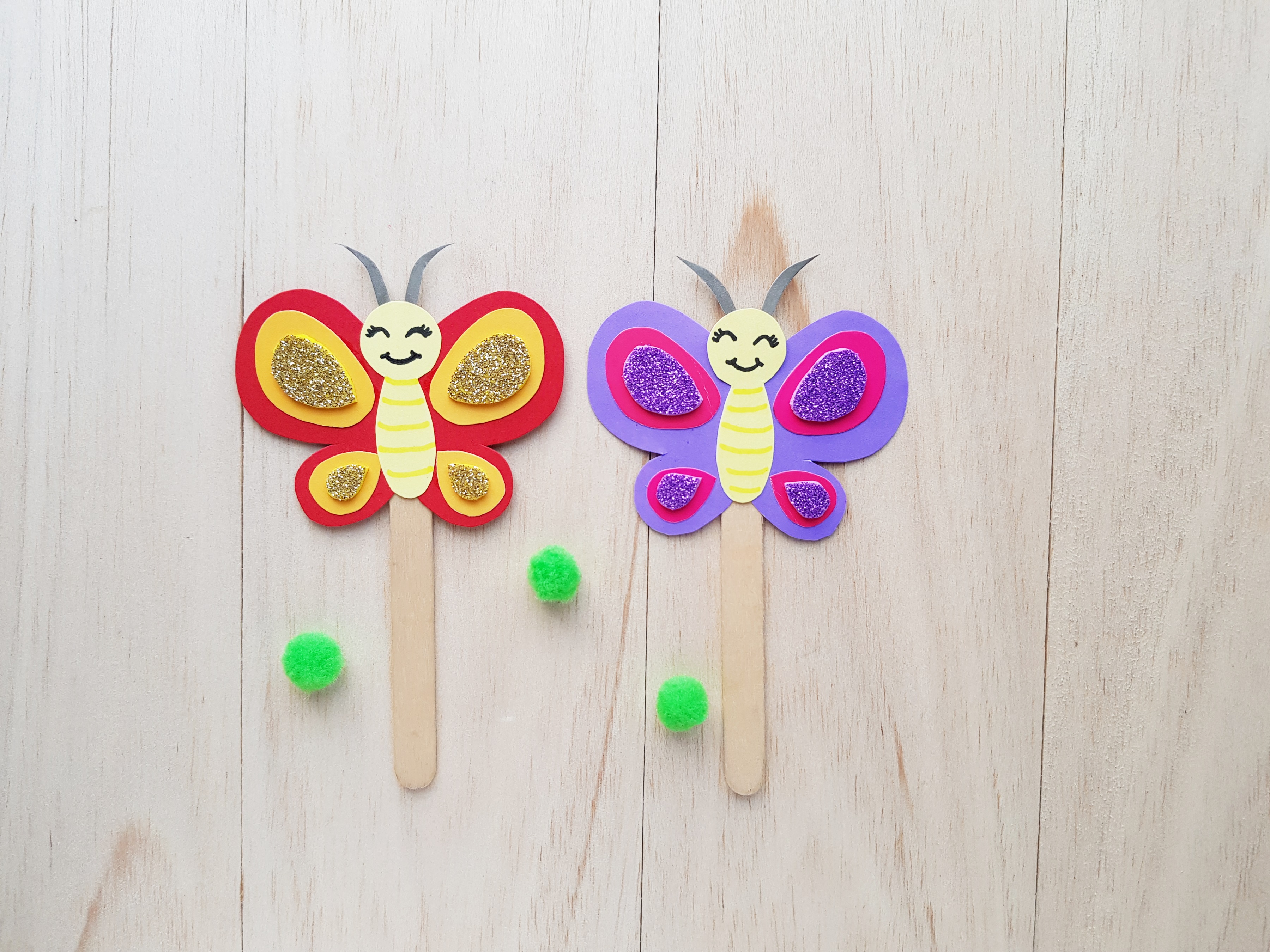 6 Cool Butterfly Crafts For Kids [With Free Templates]