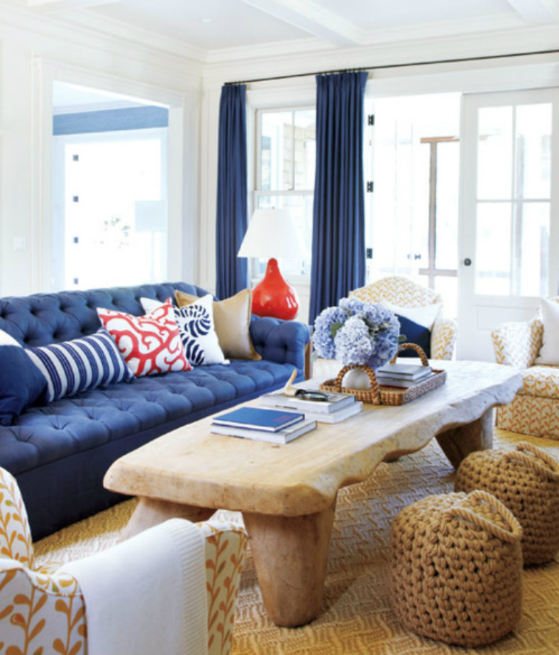Navy Blue Living Room Decorating Ideas – Modern House