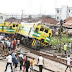 Lagos-bound train derails, hundreds escape death