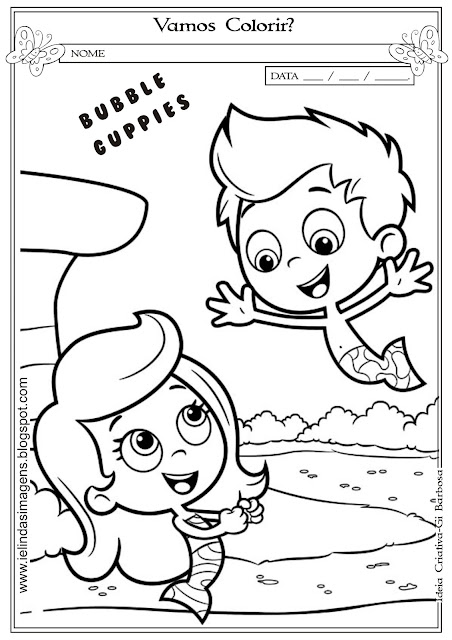 Bubble Guppies para Colorir