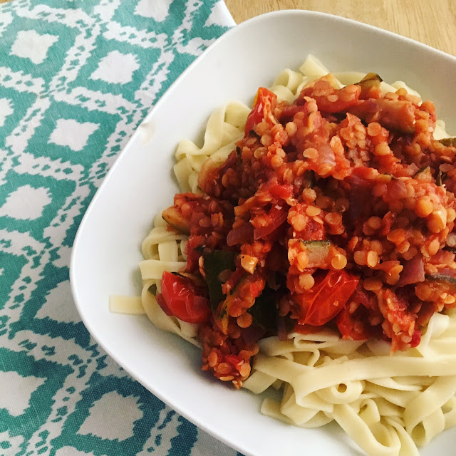 Super simple lentil ragu recipe