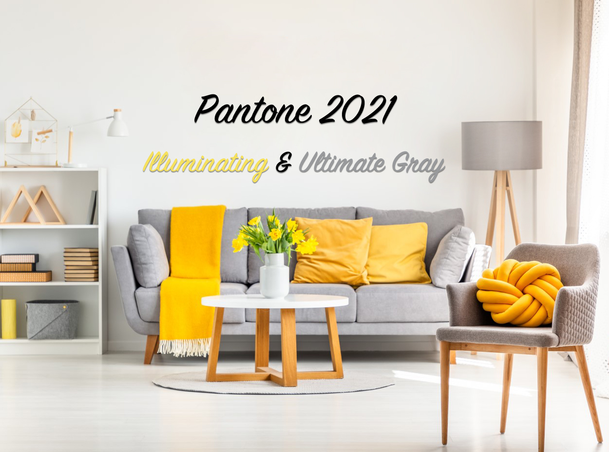 PANTONE Colori 2021 Illuminating & Ultimate Gray Idee Per ...