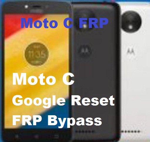 Motorola Moto C XT1754 google account reset and FRP bypass