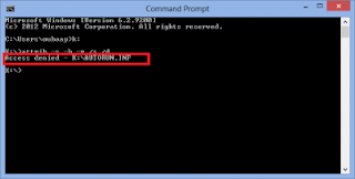 Cara Menghapus Virus Shortcut pada Flashdisk dengan cmd (Command Prompt)