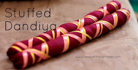 Decorating Dandiya for Raas during Navratri-- Tutorial by Make It Handmade