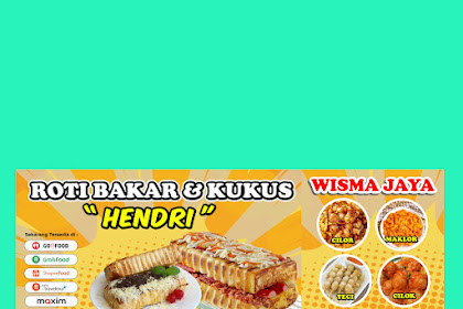 Contoh Banner Roti Bakar dan Street Food Jadi Satu