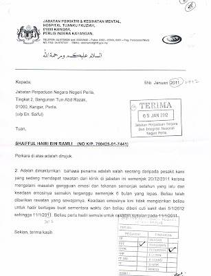 Contoh Surat Pengesahan Doktor