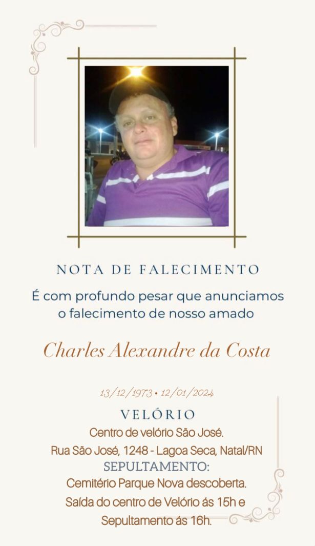 MORRE FILHO DA EX-PREFEITA NÚBIA COSTA