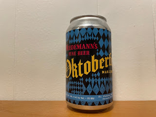 A can of Wiedemann's Oktoberfest Marzenbier.