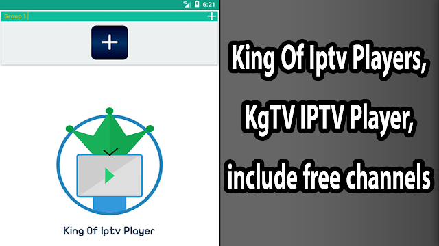 King Of Iptv Players, KgTV IPTV Player, include free channels