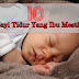 10 Info Bayi Tidur Yang Ibu Mesti Tahu
