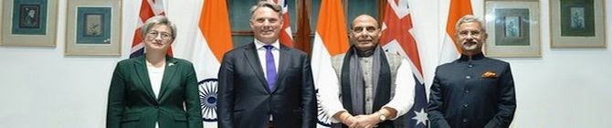 India, Australia Discuss Expansion of Defence Ties