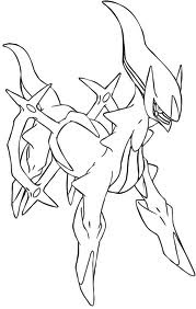 pokemon arceus coloring pages for kids ideas