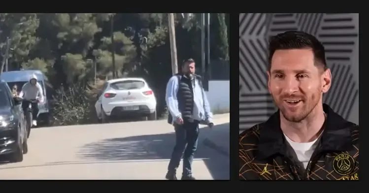 Fans React As Leo Messi Was Spotted Riding Bicycle In The Streets Of Barcelona