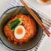 Mì lạnh trộn kim chi Bibim Guksu Hàn Quốc