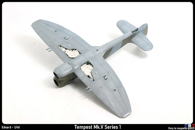 Réalisation du camouflage du Tempest Mk.V d'Eduard au 1/48