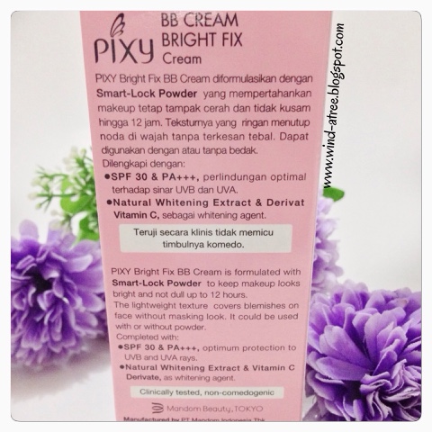 [Review] PIXY BB Cream Bright Fix SPF 30 & PA ++