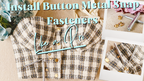 how to install metal button snaps